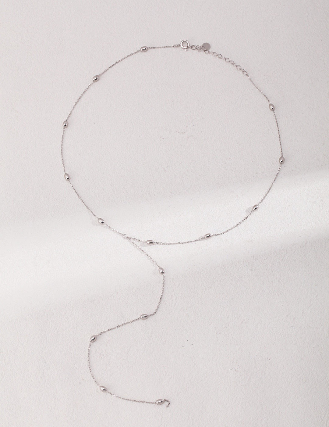 Beaded Flow Necklace — 18K Gold Plated S925 Silver